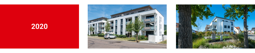 Moderne Wohngebäude der Kreisbau Filstal aus den 2020er 